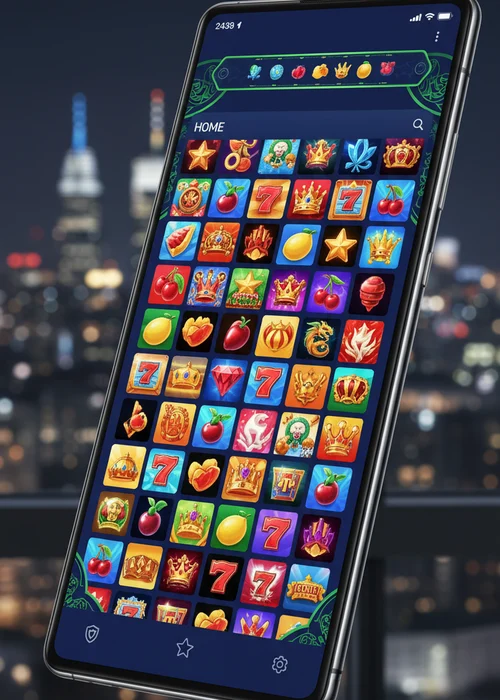 Ozone Casino homepage showcasing various slot games, live casino tables, and prominent cashback offers for players.